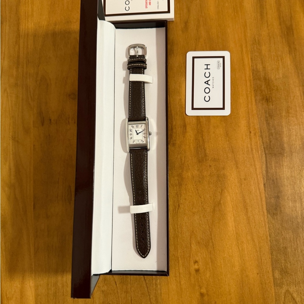 Vintage Coach Brown Leather Women’s watch